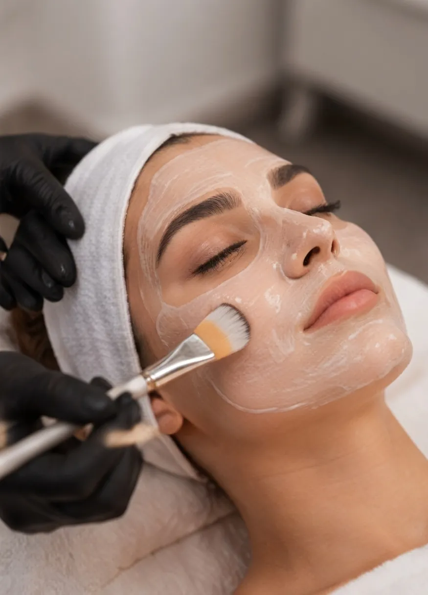 Skin care service imagery